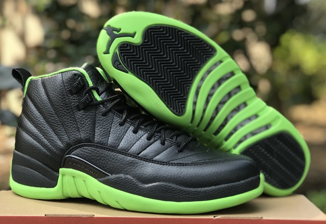 Air Jordan Retro 12 XII SuperA Black Green